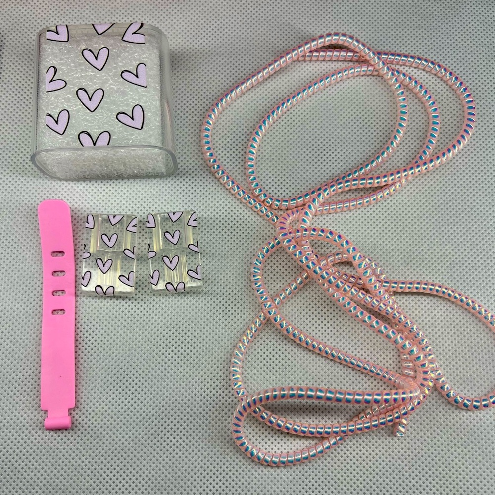 Pink charger cover. New without tags!